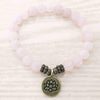 Bracelet Amour en Quartz Rose