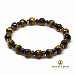 Bracelet eye of Tiger & hematite Protection and balance 