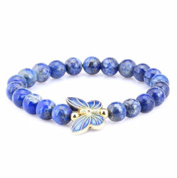 Lapis Lazuli butterfly bracelet