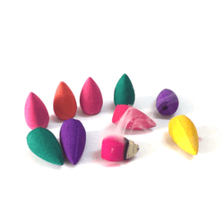 Bag of 70 discharge incense cones